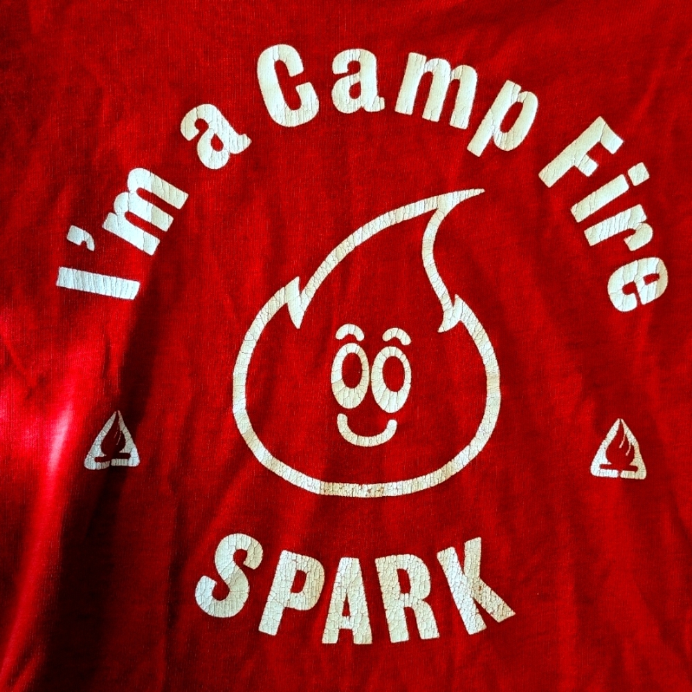Vintage Campfire Spark T-Shirt Youth 5-6